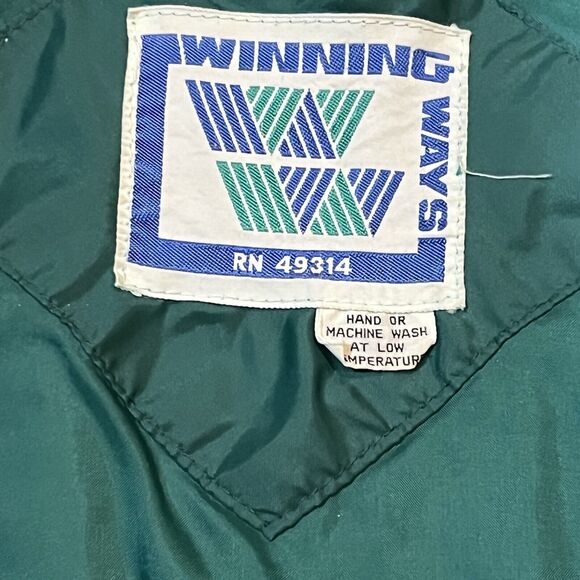 Winning Ways Brand Vintage Puffer Jacket No Size Tag Unisex - Picture 4 of 6